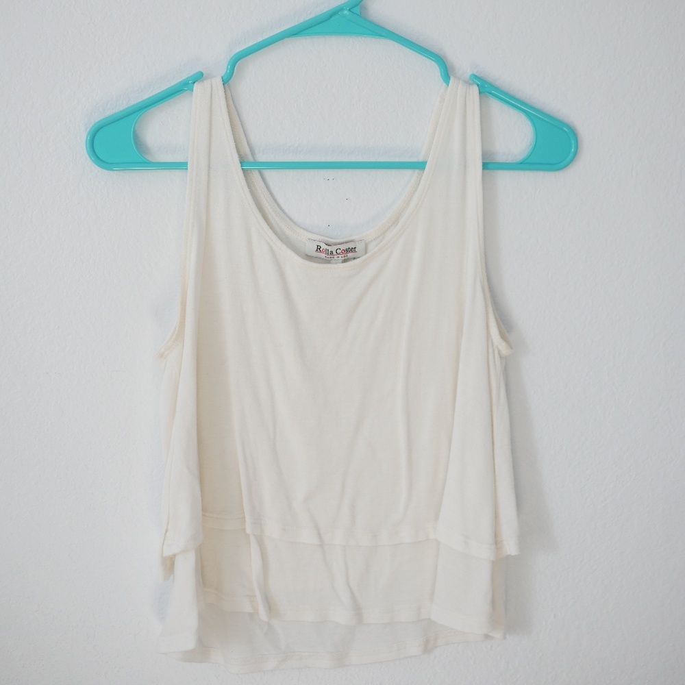 White Loose Tank